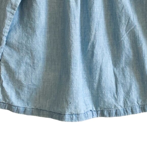 Levi,s cotton chambray lace front top, size S - Picture 6 of 13